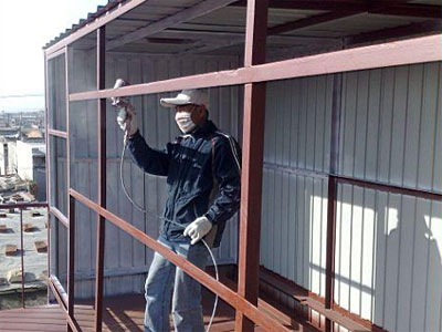 清风鸽苑建设新棚过程图