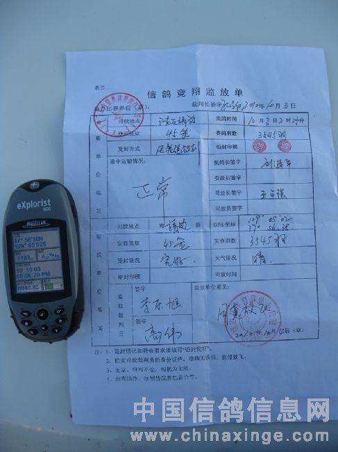 内蒙奥林赛鸽公棚300公里预赛(图)