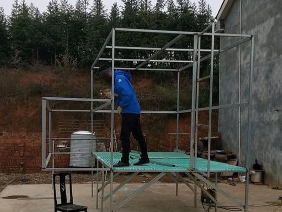 建一个新的钢结构鸽棚 造价才一千五